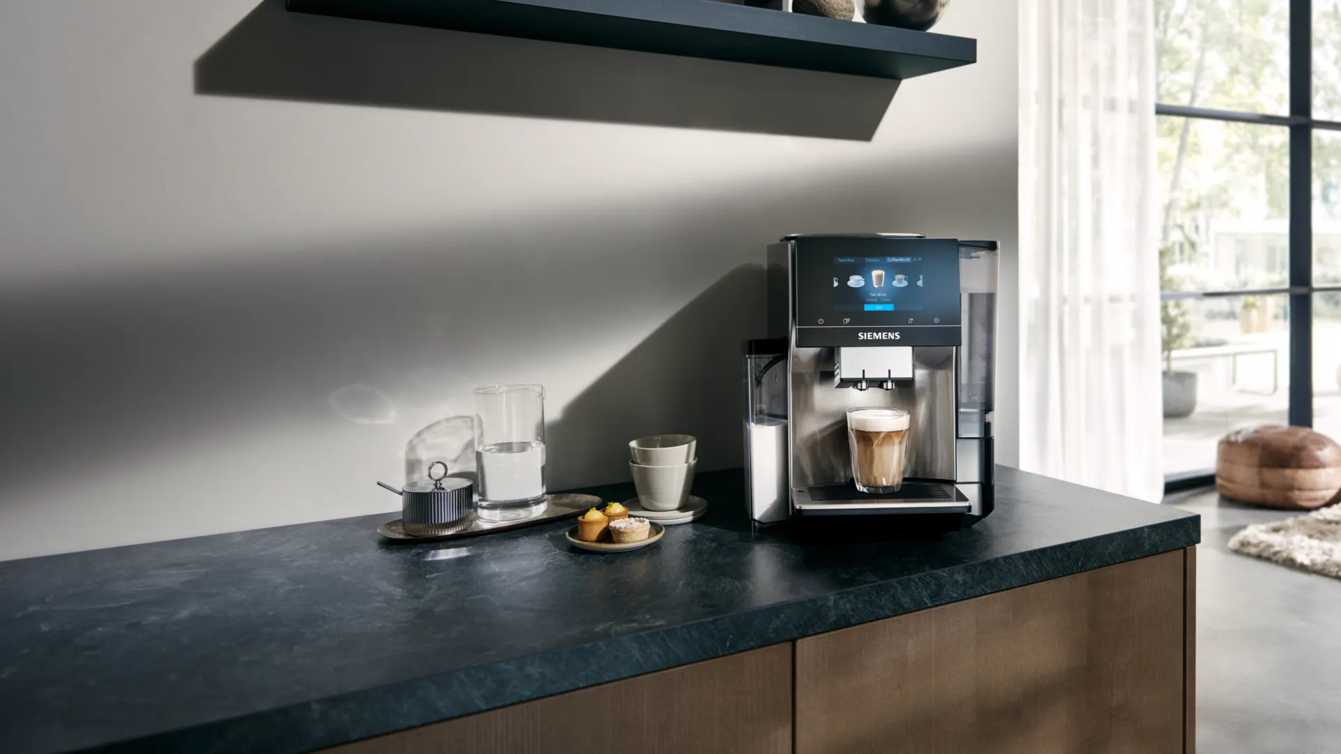Cafetera superautomática EQ500 Classic de Siemens: café de calidad con solo pulsar un botón