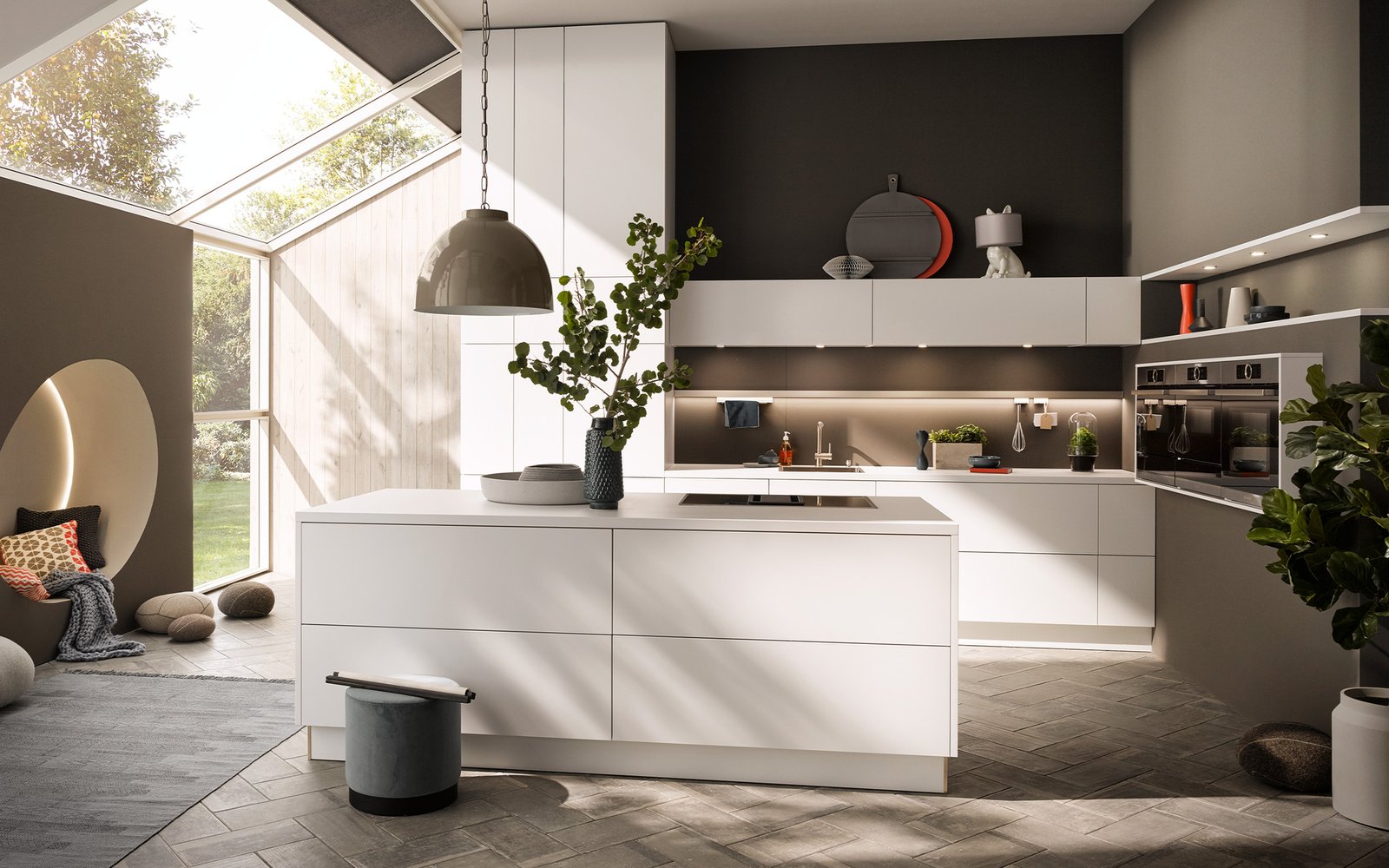 La elegancia de las cocinas blancas: luminosidad y estilo