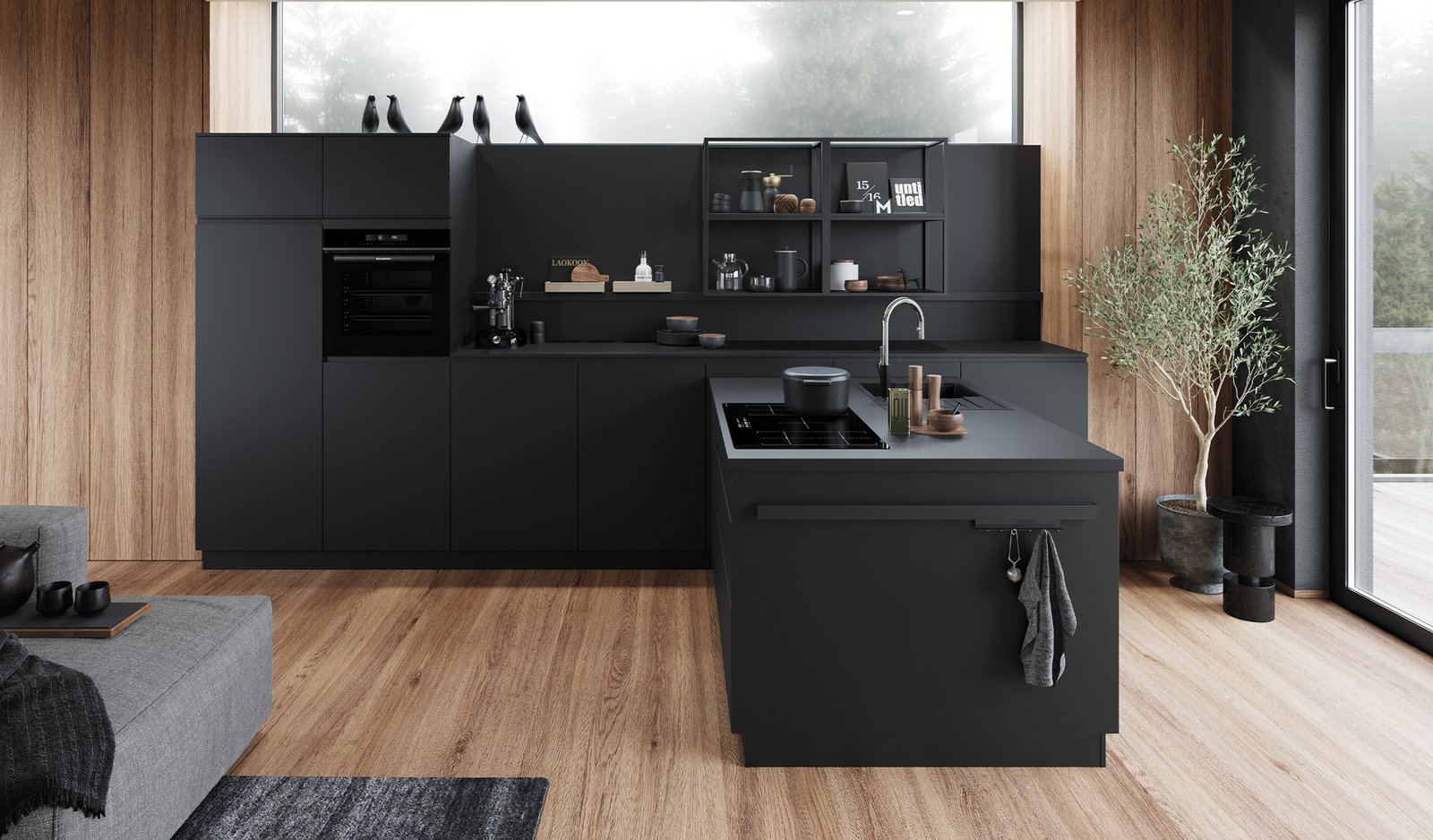 Cómo potenciar tu cocina negra con estilo y creatividad