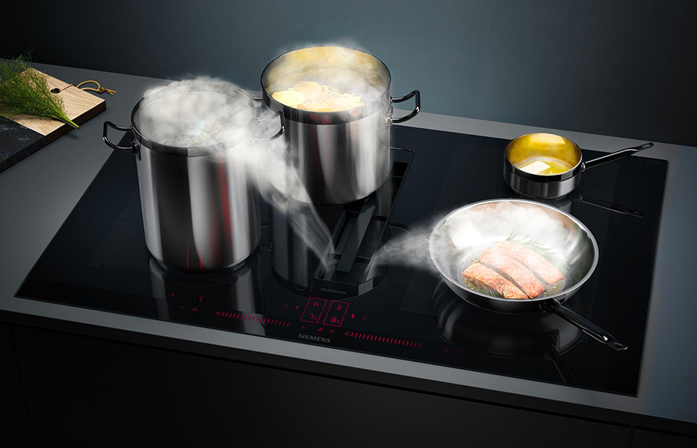 Siemens Revoluciona las Cocinas con sus Nuevas Placas con Extractor Integrado