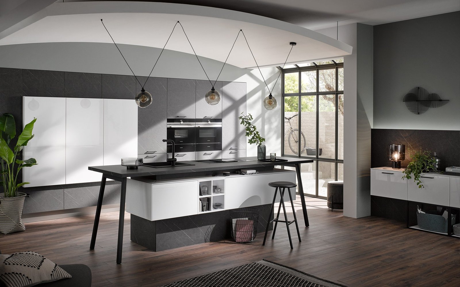 Cocinas blancas y negras: un clásico del diseño que no pasa de moda